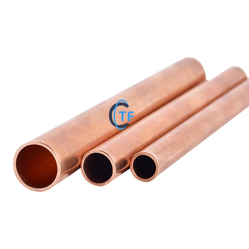 12 inch copper tube 15 m seamless AC copper straight pipe for air conditioners
