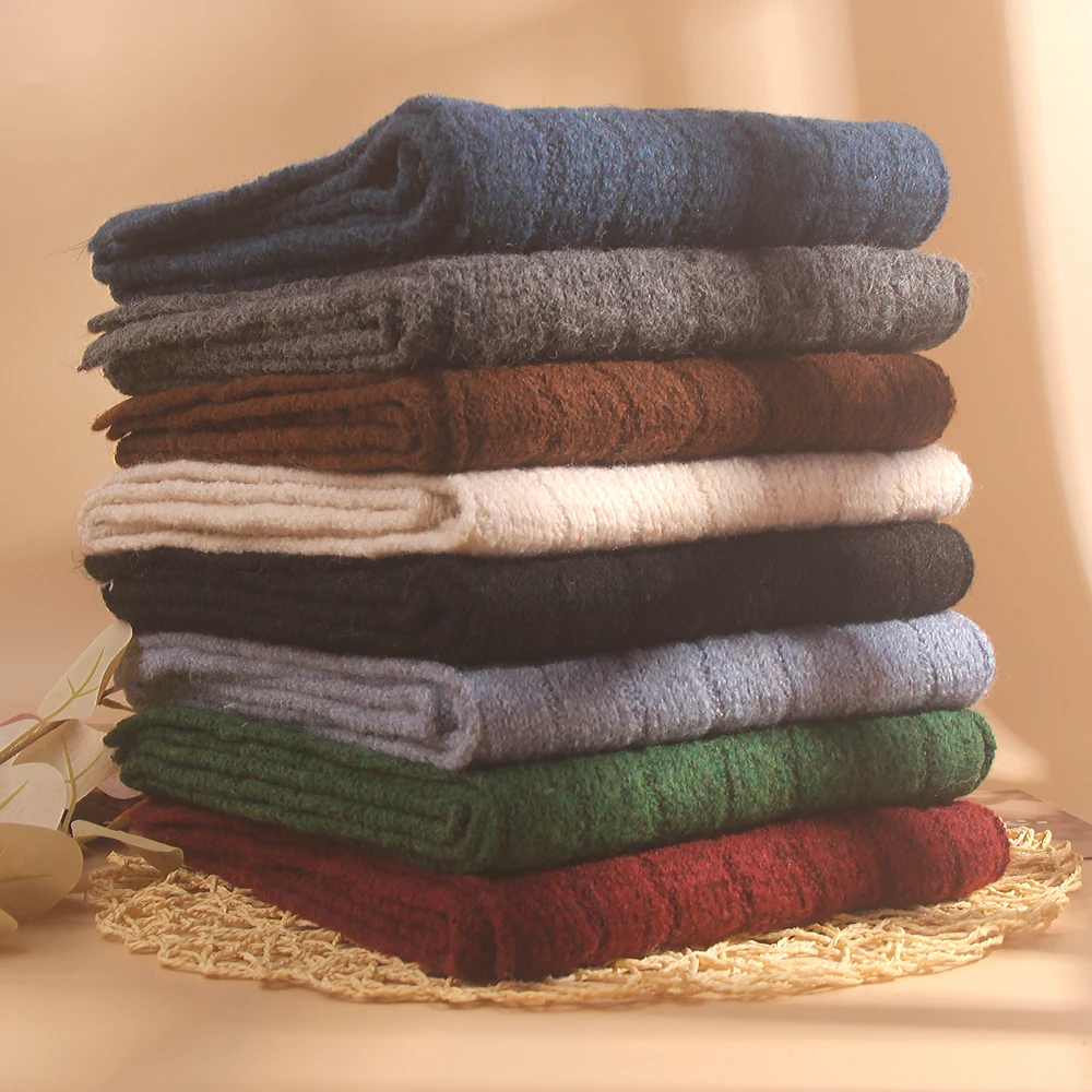 Latest Luxurious Wool-Blend Knit Scarf for Women Cozy And Stylish, Multi Colors Perfect for Winter Warmth Muffler Scarf