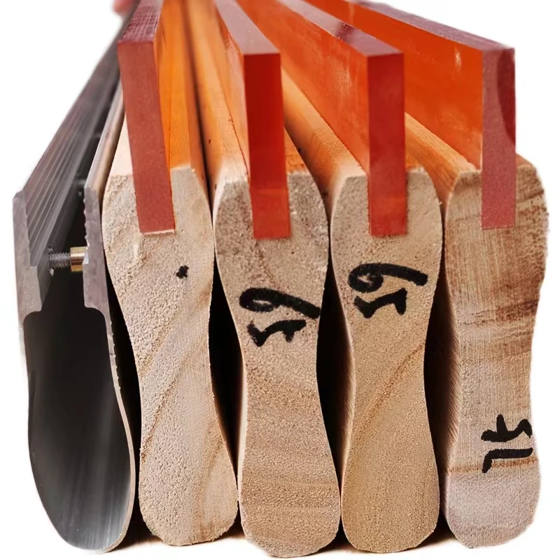 Manual screen printing machine accessories: silica gel scraper squeegee for screen printing