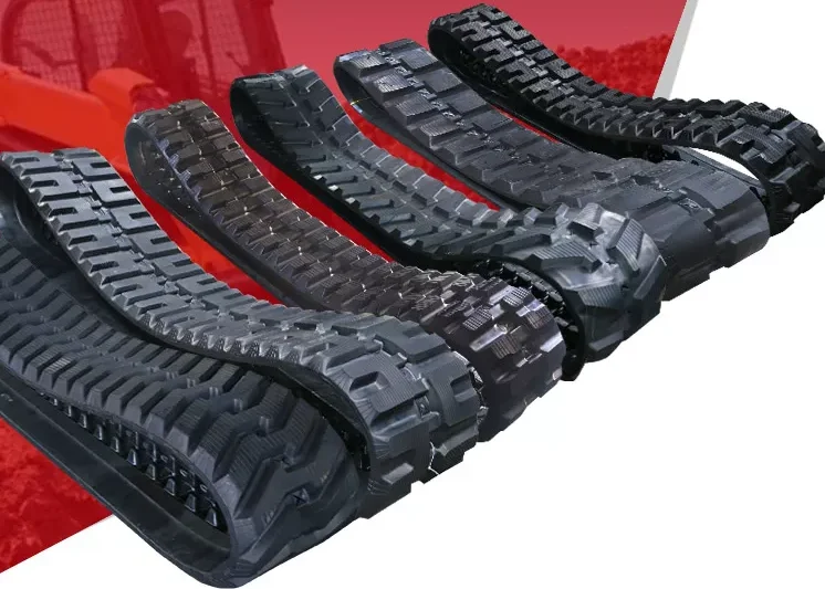 Sale Rubber Crawler Agriculture Combine Harvester Rubber Tractor Track Bulldozer Track Small Digger Mini Excavator Rubber Track