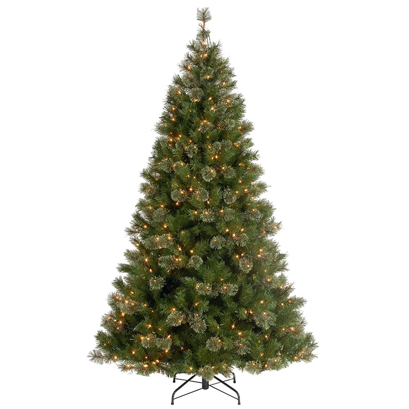Artificial Luxury Christmas Tree On Sale Flocking Snow White Christmas Trees with lights For Festival Christmas Decoration