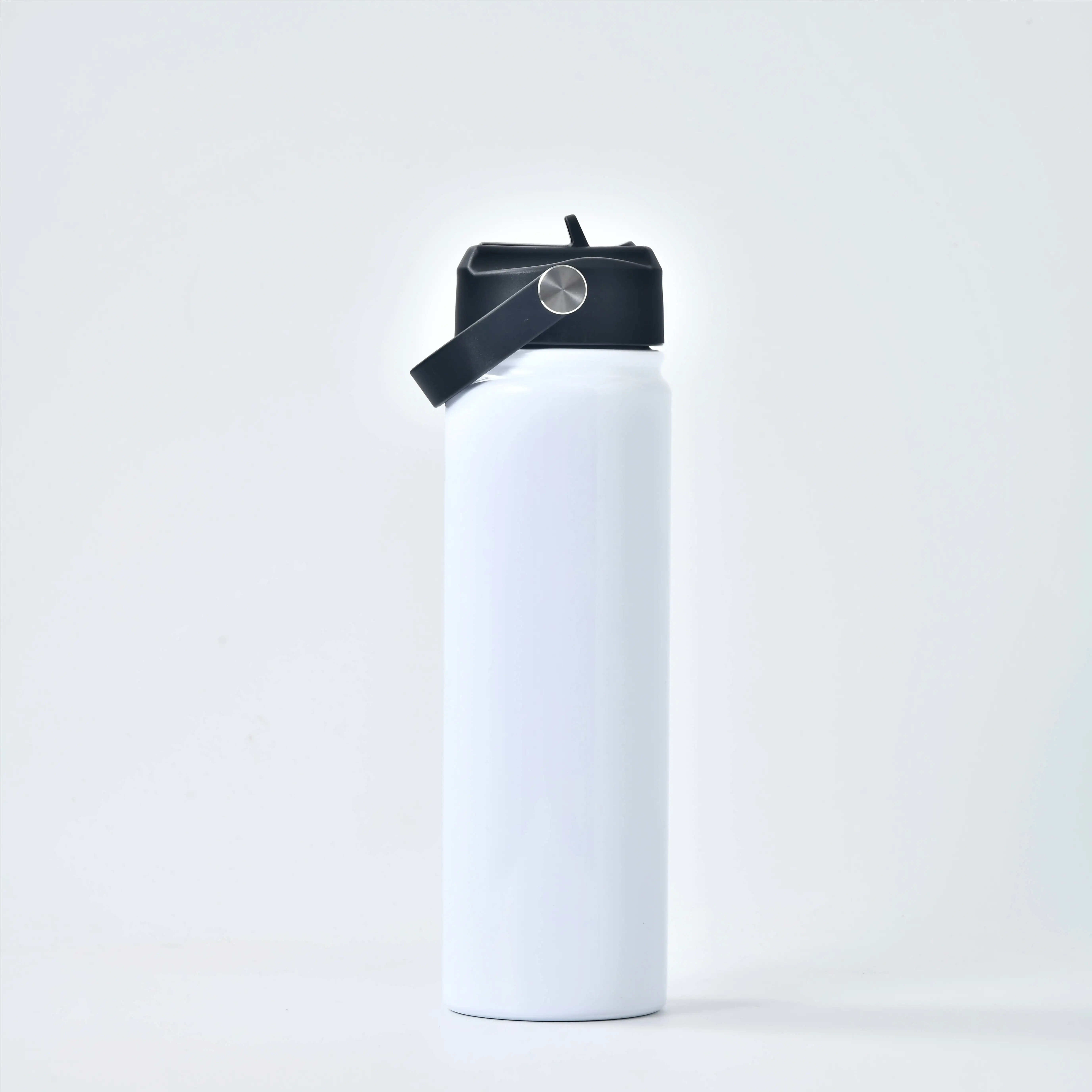 US RTS sublimation 20oz sport water bottle Total straight non tapered all straight Tall skinny slim with flip straw for travel