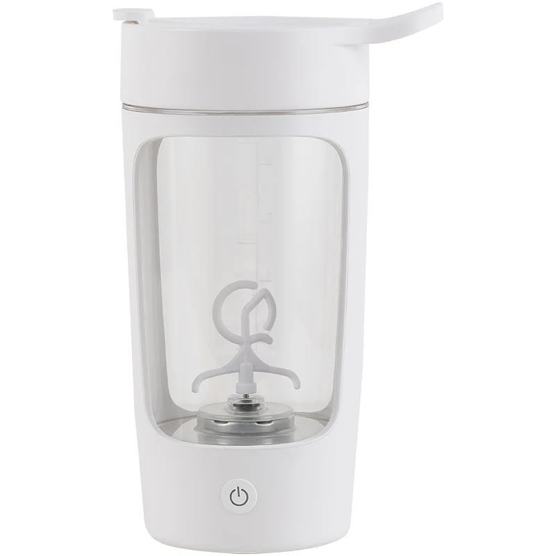 Wholesale Personalized Protein Powder Blank Plastic Gym Electric Shaker Cups Water Bottle With USB Rechargeable