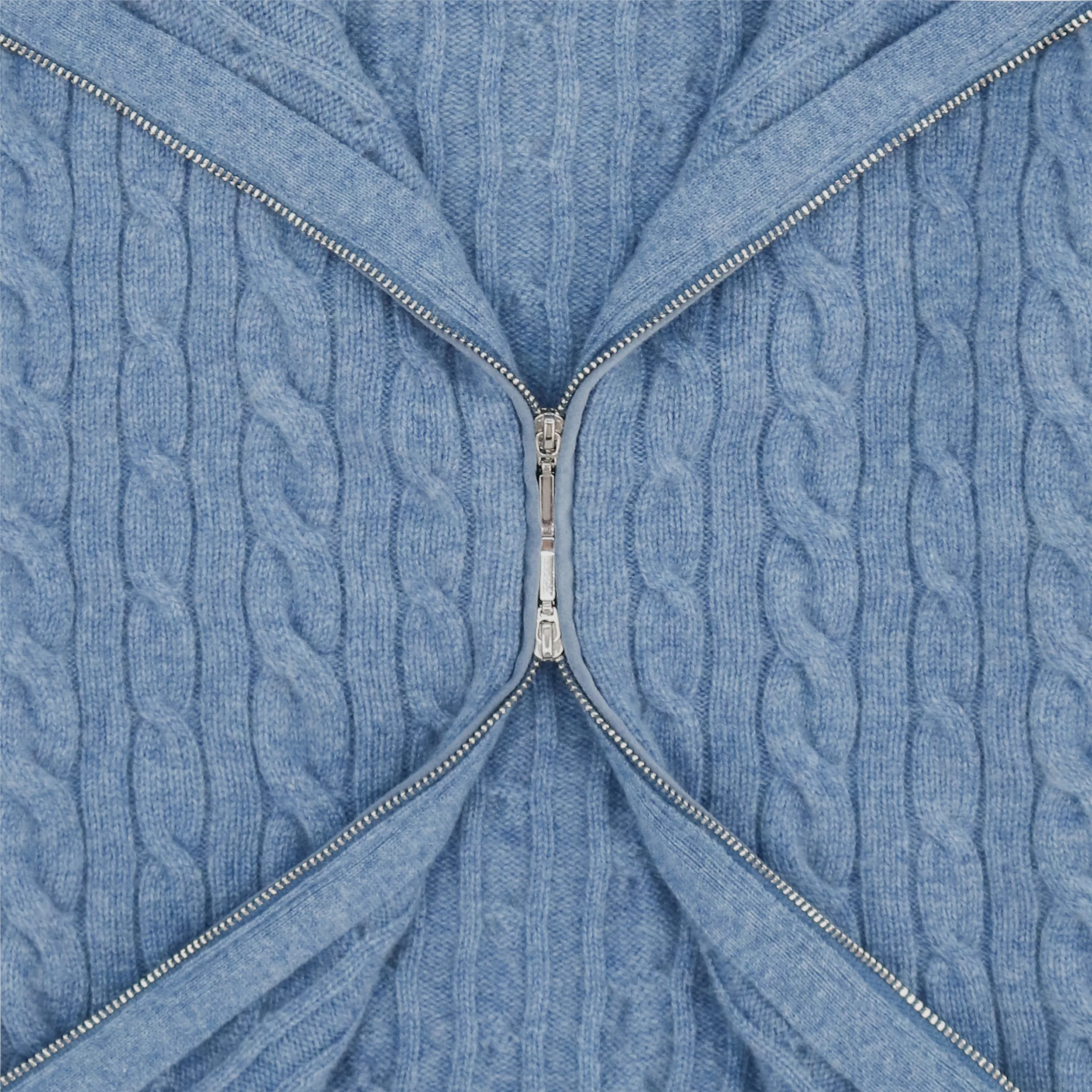 AiNear wholesale custom logo design oem odm long sleeve turtleneck male 100% cashmere wool blend cable knit men cardigan sweater