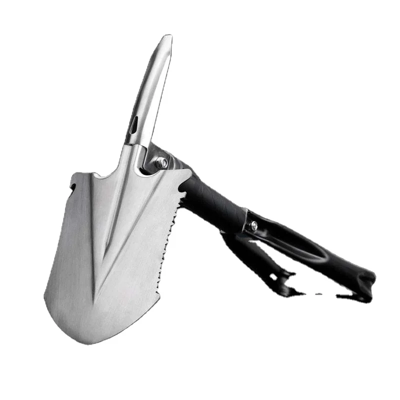Well-Know Portable Stainless Steel foldable multi functional shovel mini garden shovel