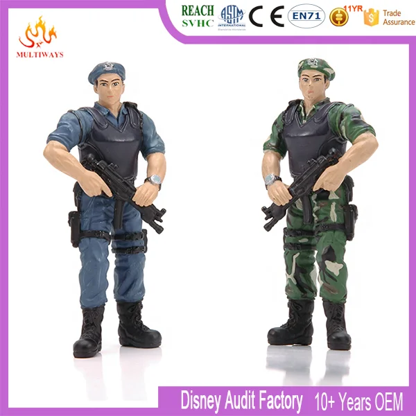 OEM&ODM 3d cartoon model custom collectible figure army man plastic toys