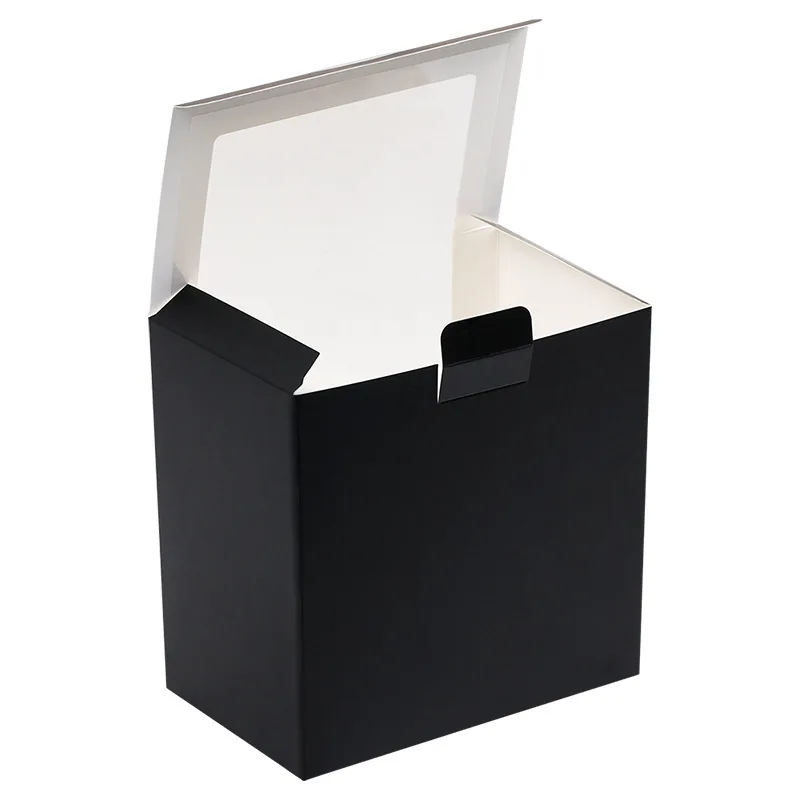 Wholesale custom logo baseball hat packaging paper box hat mailing box with clear Wwindow