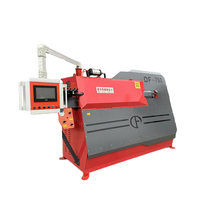 low price hot forging mobile wrought iron automatic stirrup bender cnc rebar bending machine