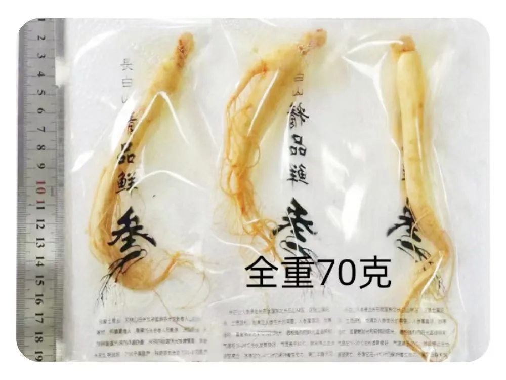 GSGC Premium Fresh Ginseng Roots for Making Energizing Ginseng Tea