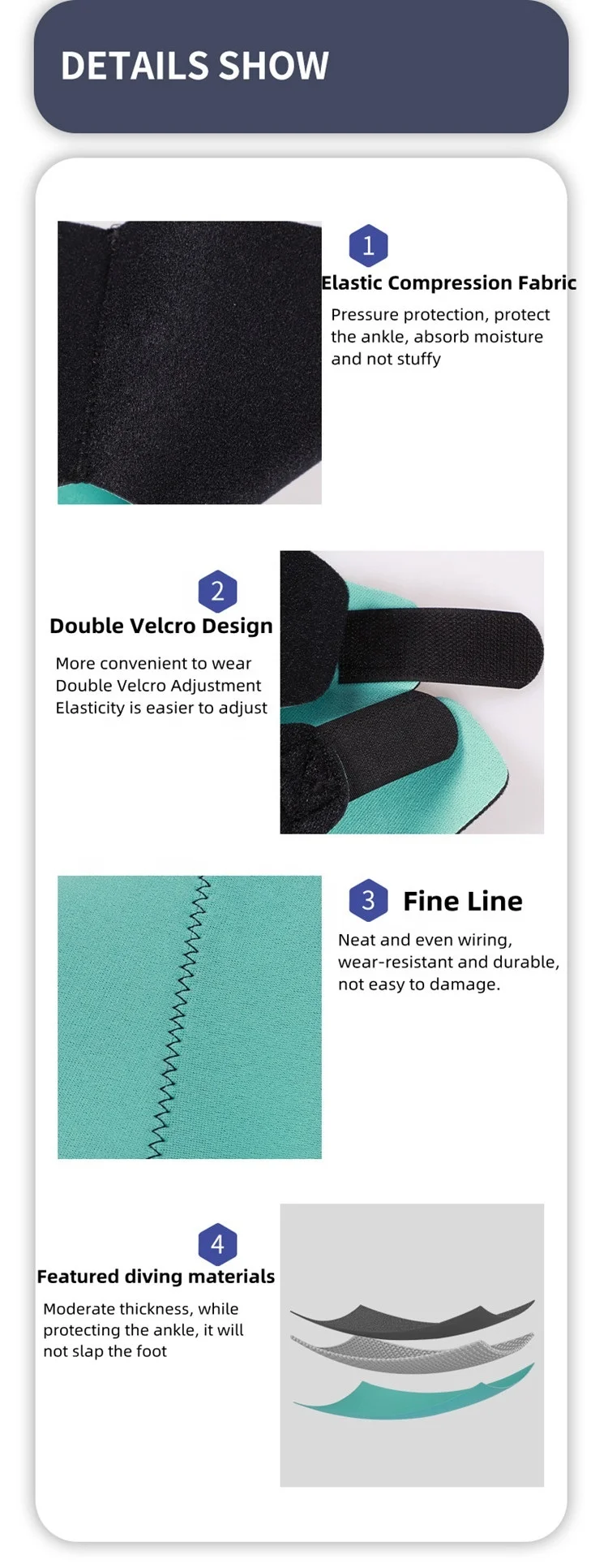 sports basketball copper compression ankle support sock brace pad straps sleeve correa de tobillo soporte para el tobillo