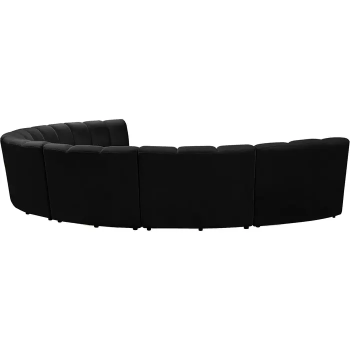 Velvet Fabric Cover For Sectional Set Modern Corner Chair Luxury Living Room Sofas Black Shape Curved U corner sofa