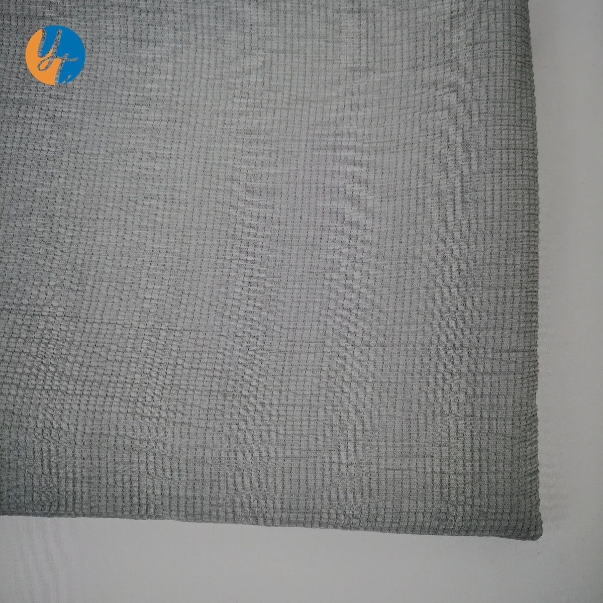 42%polyster 33% rayon 24%nylon 1%spandex Plain Dyed Woven Stretch crinkled woven fabrics crinkle crepe fabric