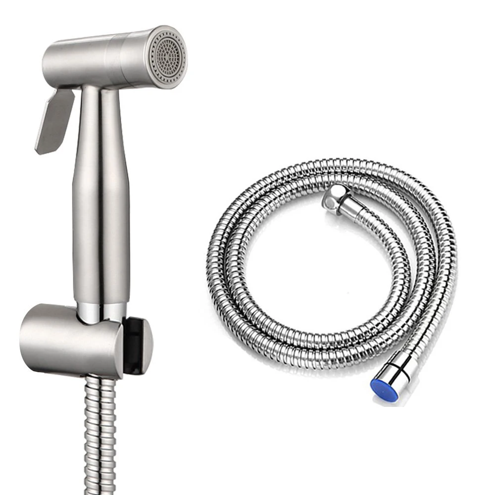 
Yuyao Garon shattaf kit dual function 2 sprayer with anti twist bidet hose 360 free rotation sprayer bidet for toilet 