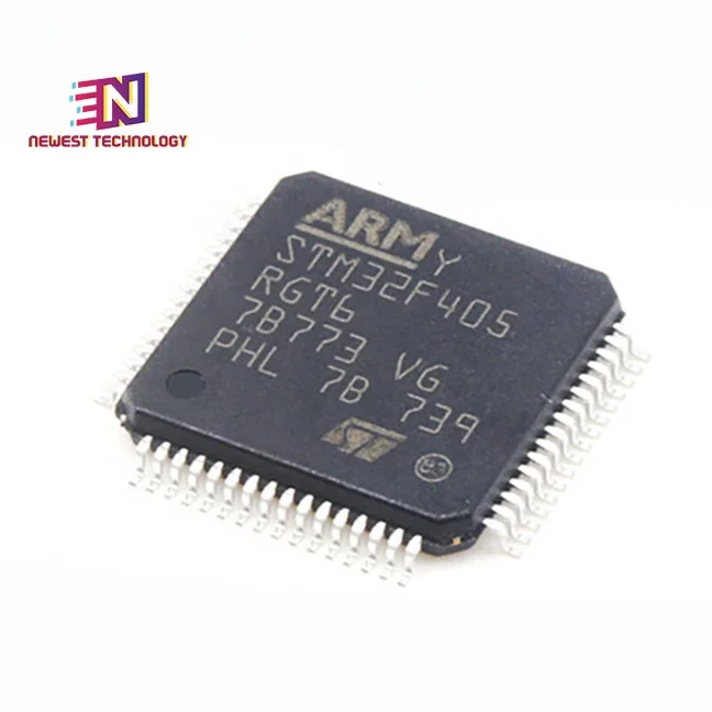 Лидер продаж, чип ic STM32F405RGT6, оригинальный микроконтроллер серии M4, IC 32-Bit 168 МГц, 1 Мб (1 м x 8), FLASH 64-LQFP