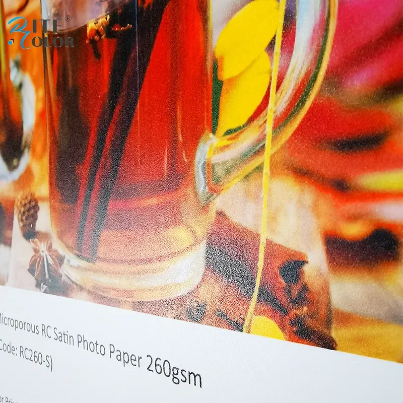 Wholesale 260g 24 36 42 50 60 inch inkjet rc satin photo paper roll