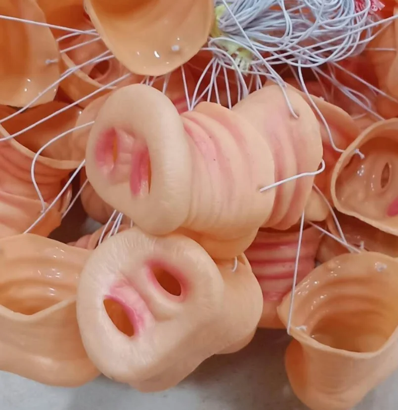 Маска для носа в виде кролика, собаки, волка, свиньи