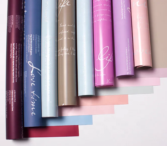 
Waterproof wrapping opp film for flower packing 