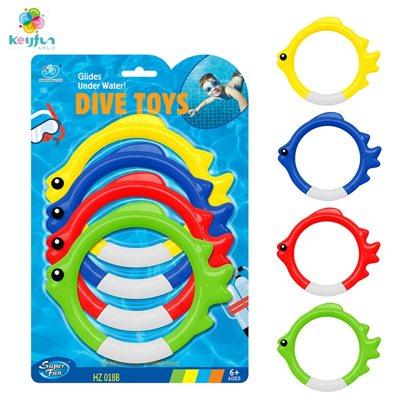 new items outdoor sport summer toys pool swimming Rings water toys rings children underwater Sports play kids diving toy