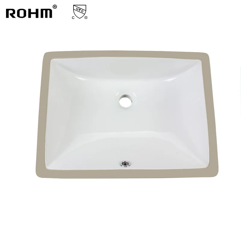 CUS1813 20 Inch Basin Undermount Sinks CUPC Sink Undermount Bathroom Sink Basin Ceramic Wash Basin