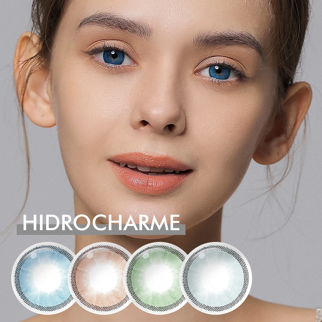 Контактные линзы FRESHGO, цветные контактные линзы для глаз с легкой гравировкой