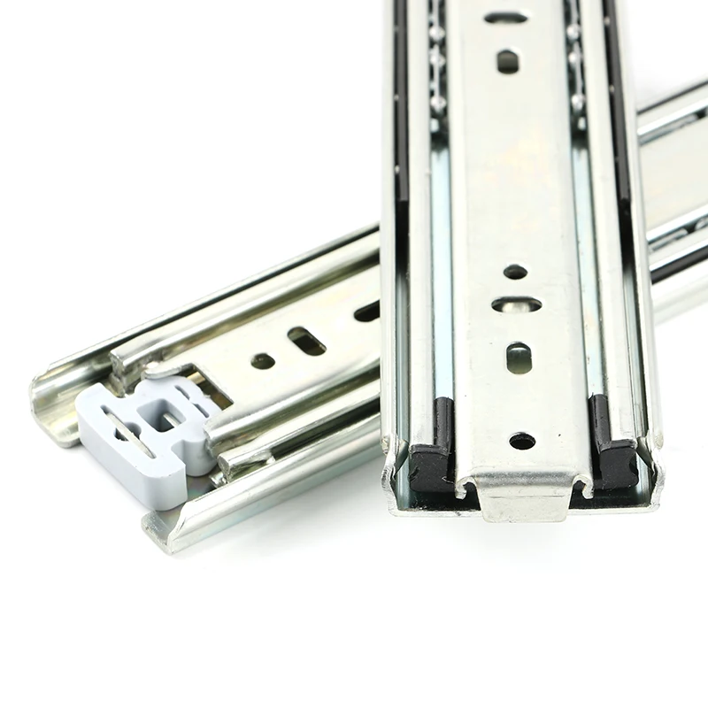 High quality 51 wide three-section rail heavy duty industrial guide rail thickened cabinet slide rail