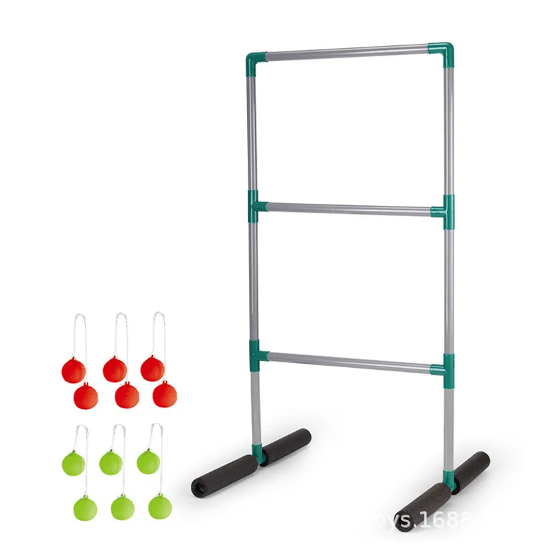 Easy oem kids outdoor swimming pool sports floating toss toy water throwing ladder ball game