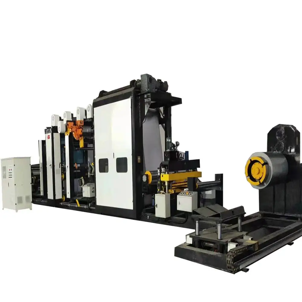 Stainless Steel Plate / Galvanized Steel Coil PVC PET ASSA Laminating Machine Laminating Production Line for Home Appliances