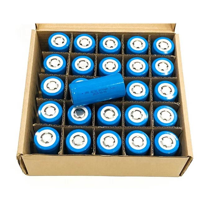 Класс LiFePO4 IFR 32700 32650 Cell 3 2 V 6000mAh для хранения солнечной энергии