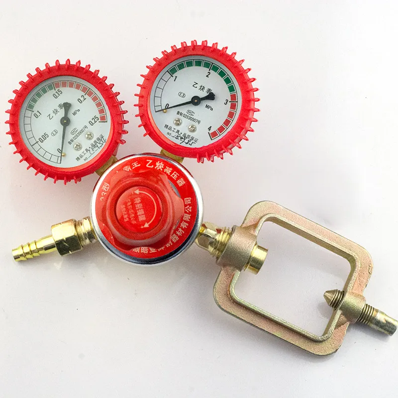 Gas shielded welding acetylene meter two shielded welding instrument acetylene pressure reducing valve