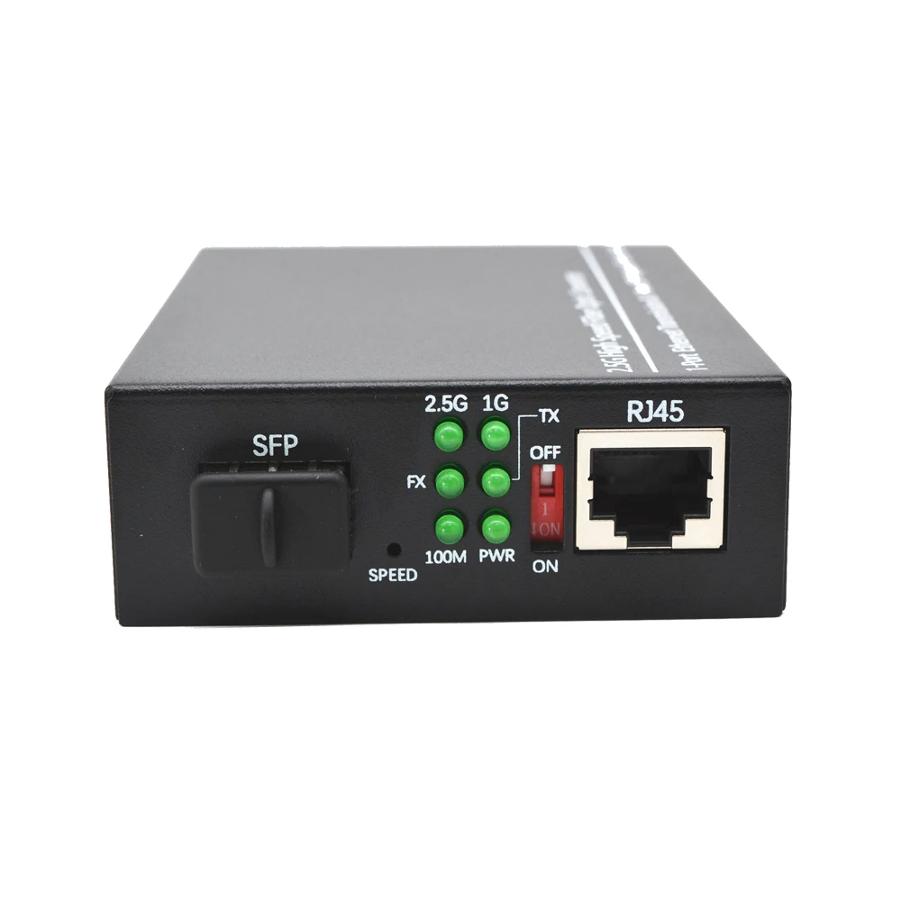 OEM 2 5G SFP медиаконвертер 100 м/1000 м/2 5 г RJ45 порт до 1 г/2 волоконный