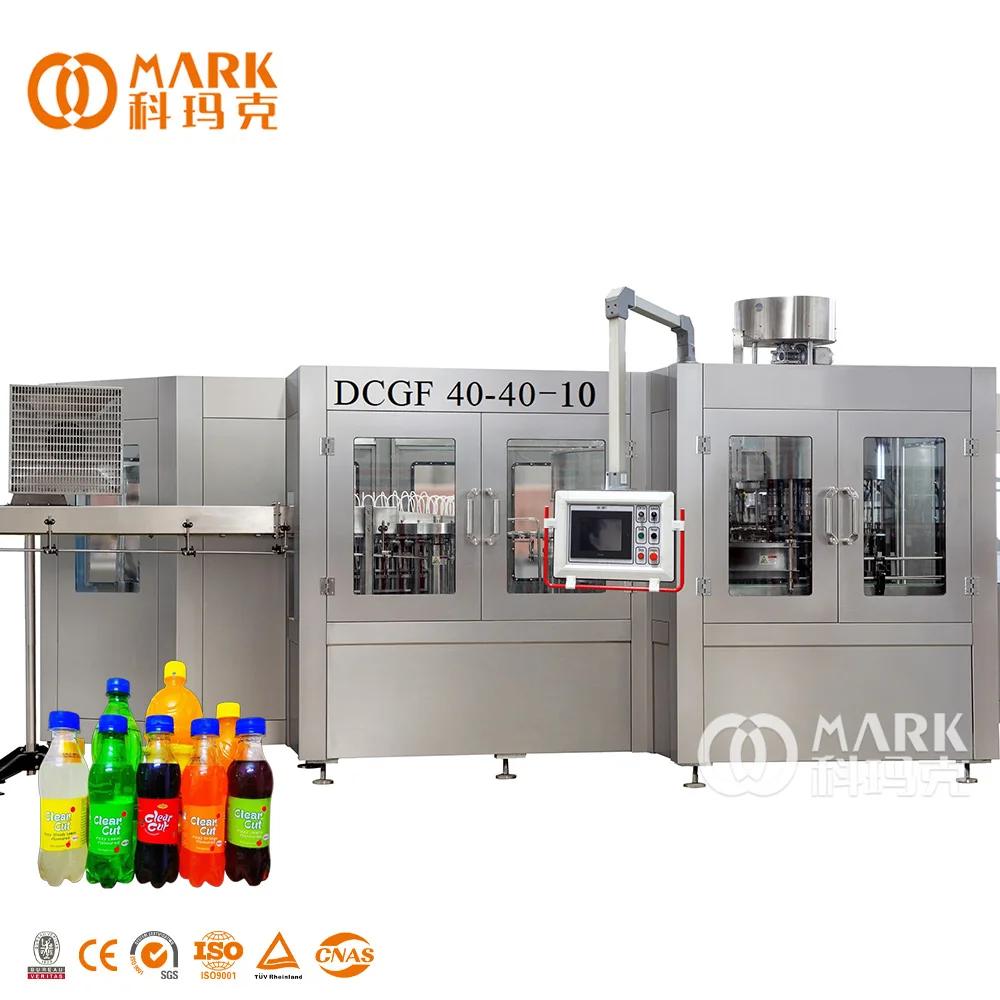 Whole Set Sparkling Water Maker Machine Carbonated Soda Water Filling Soft Drink Machinery Production Line