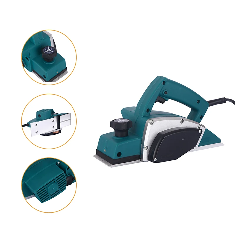 THPT 82mm 800W 2 levels Adjustable Power Tools Mini Electric Wood Handheld Planer
