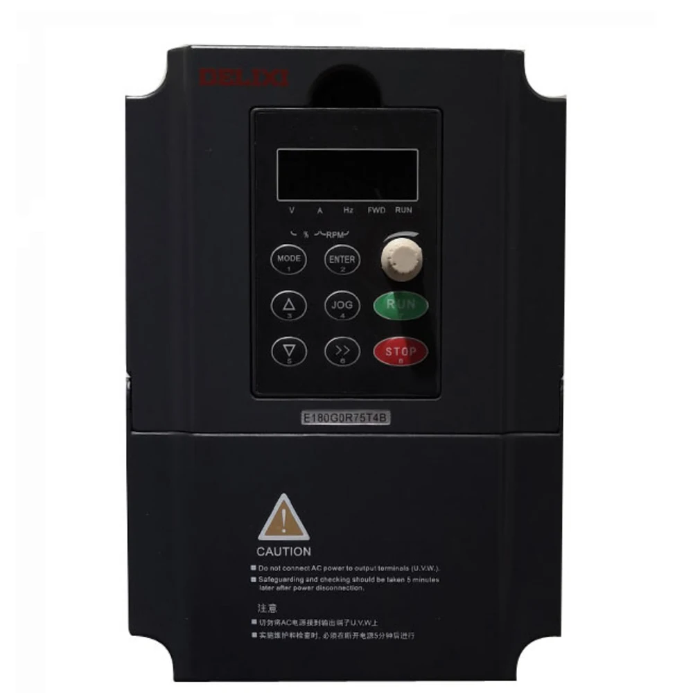 old frequency inverters Delixi CDI9600 now it is new E180