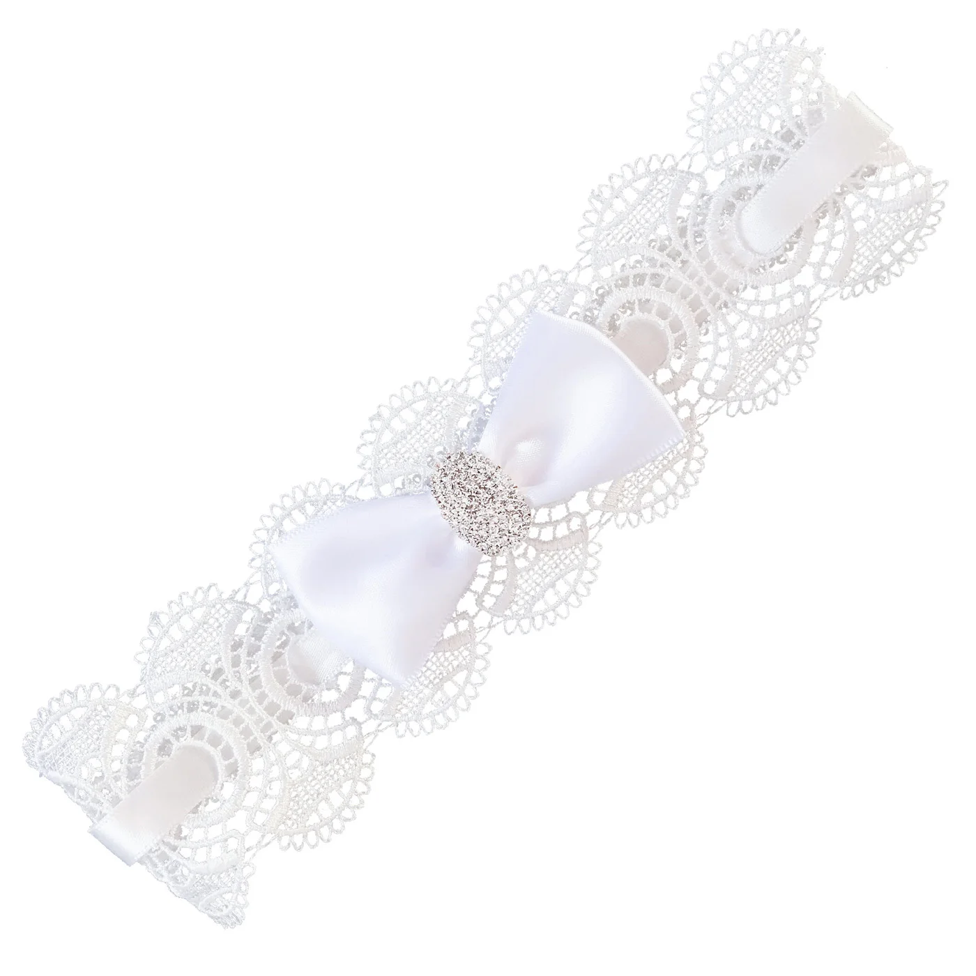 Gatsby Garters Lace With Crystal White Bow Belt 2019 New Style Factory Sale