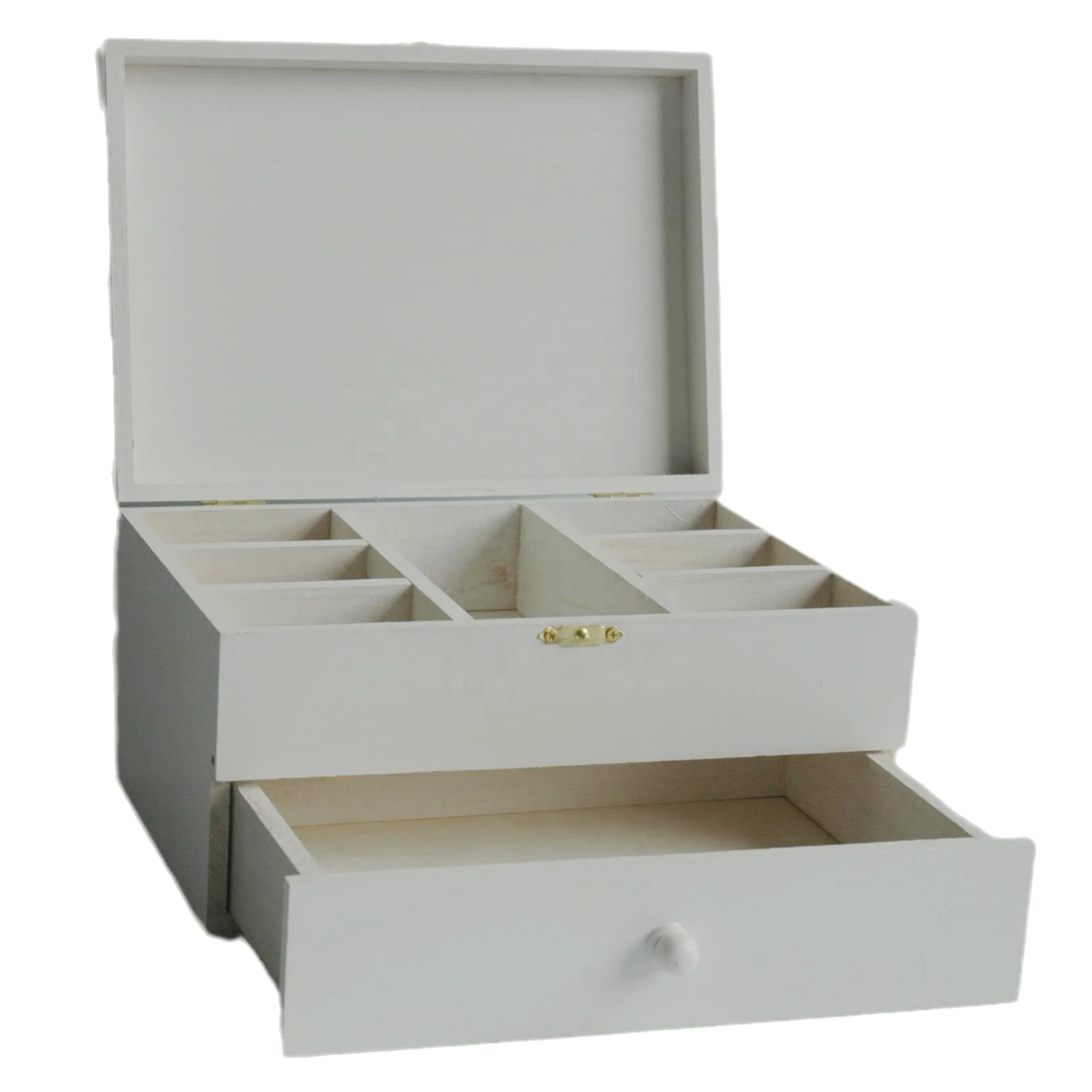 Wholesale Custom Gift Unfinished Engraving Wooden CD DVD Packaging Box