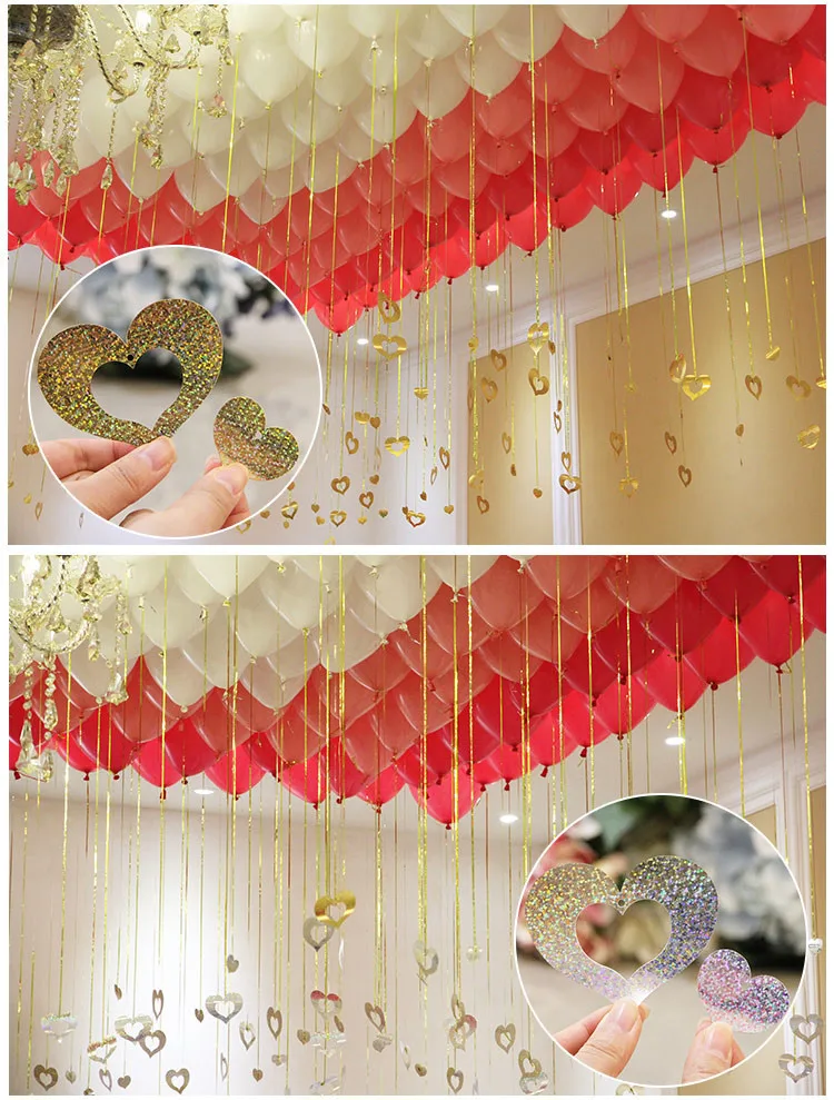 Wholesale balloons raindrops pendants wedding celebrations wedding rooms decorative atmosphere  Sequin balloon pendants