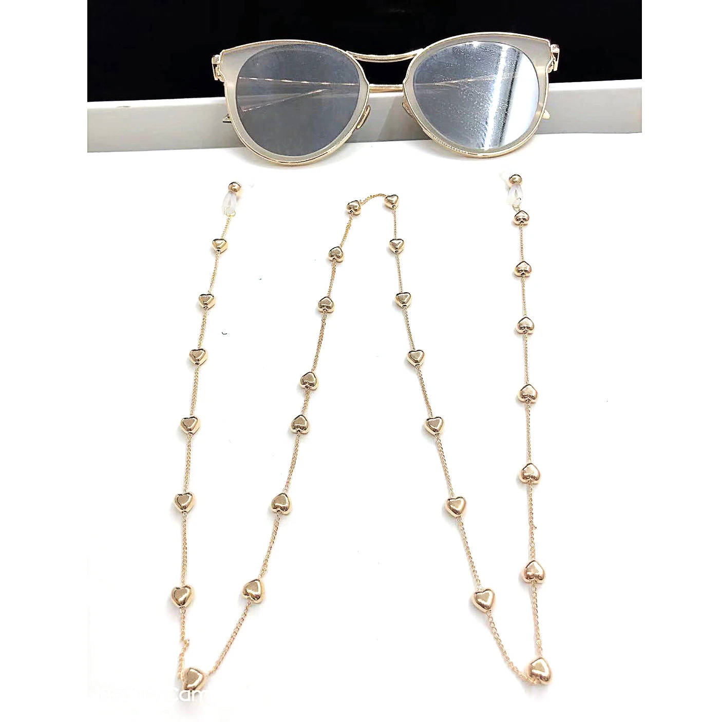 Wholesale Link Glasses Chain Necklace Beads Pearl Sunglasses Straps