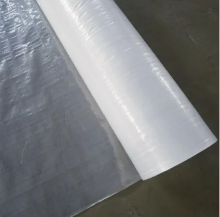 Clear Woven Film Greenhouse Waterproof PE Fabric PVC Film Agriculture Poly Film With UV Resistant