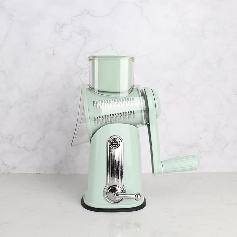 Multifunctional Stainless Steel  Madoline Rotary Drum Type Vegetable Cutter Grater Slicer
