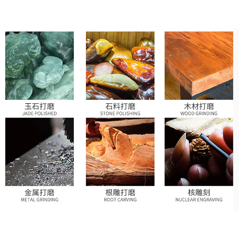 Good Quality Multi-functional Wood Carving Tools Mini Portable Mini Electric Grinder Grinding Disc Acceptable 100-240V 12000rmp