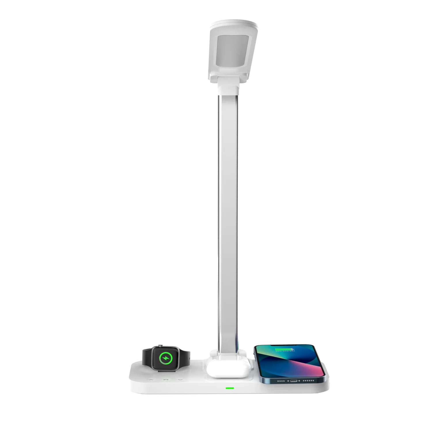 15W three-in-one LED night light with wireless fast charger for wireless charging of mobile phones and watches