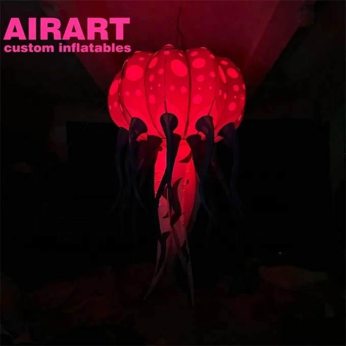 giant inflatable stage background decorative jellyfish music event inflatables