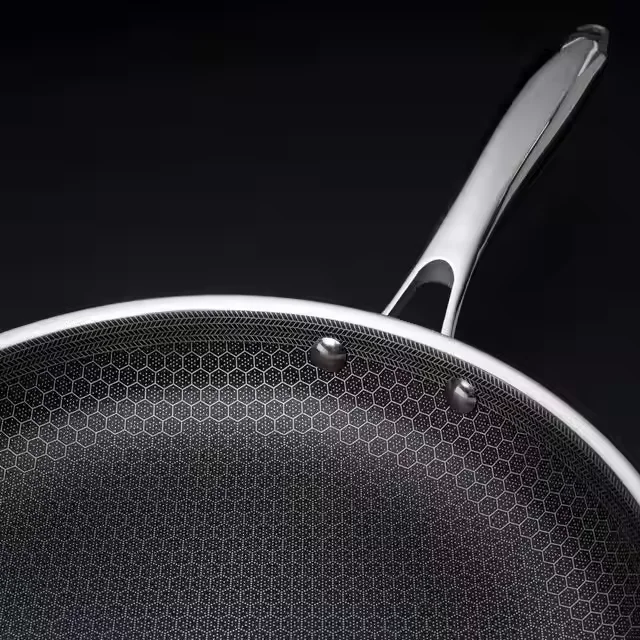 Non-stick iron wok pot 34cm pot chinese wok fry pan carbon steel wok pan