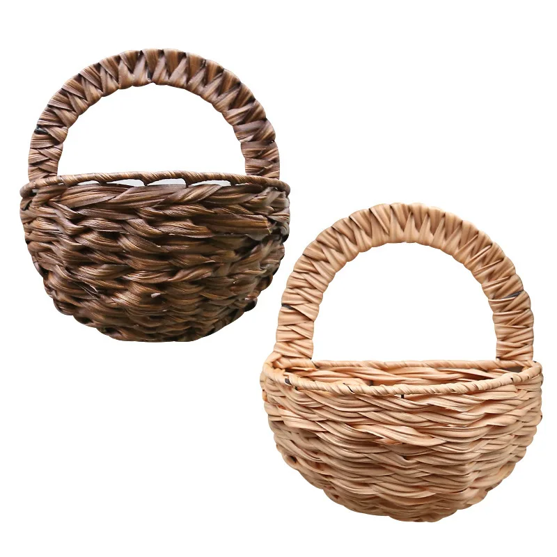Eco-Friendly Sea grass Rattan Basket Wall Planter Wall Decor