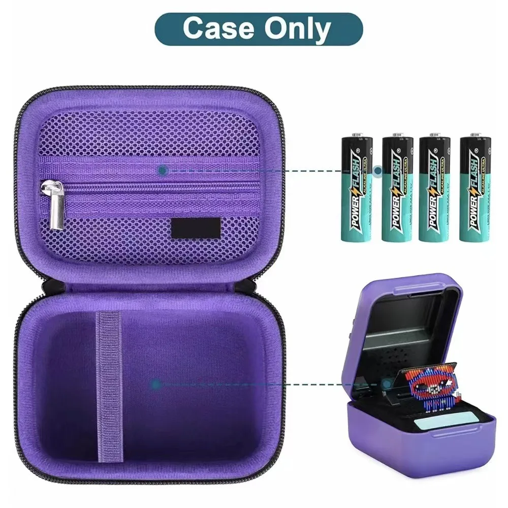 Customized EVA hard shell virtual electronic pet storage bag travel case portable pet game console case suitcase