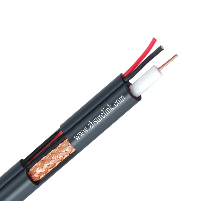  Коаксиальный кабель с тройным экраном 75 Ом коаксиальный RG6 RG11 RG58 RG59 + 2C KX6 для спутниковой системы