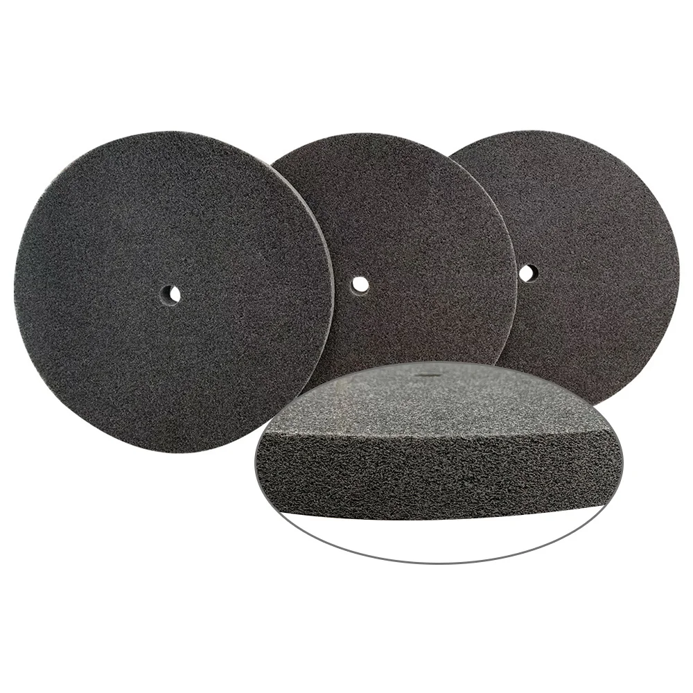 Fiber Flat Debur Abrasive Buffing Disc Nylon Fiber Polishing Wheel Factory Direct Sales