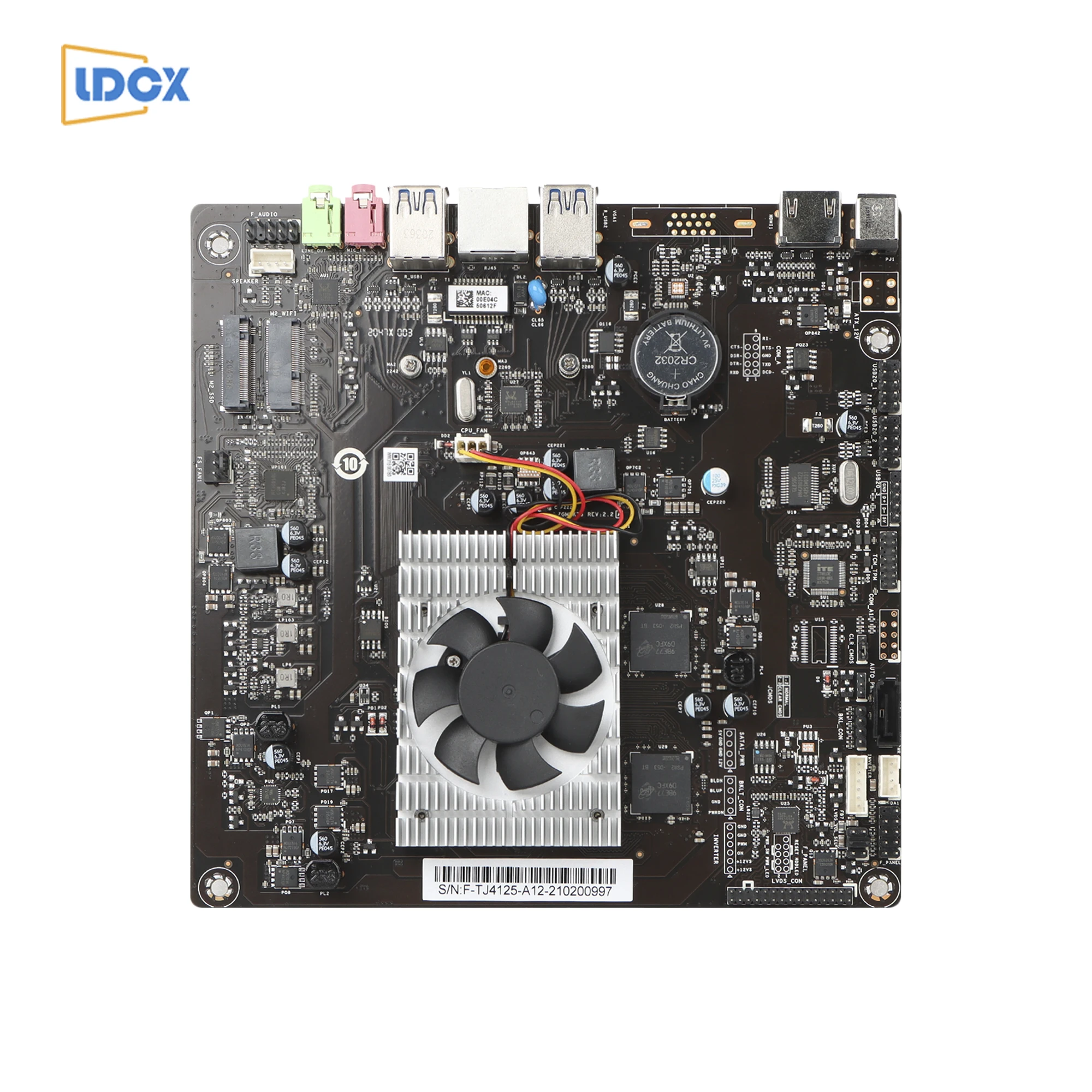 
LDCX J4125 four core board carries 8G memory computer motherboard 