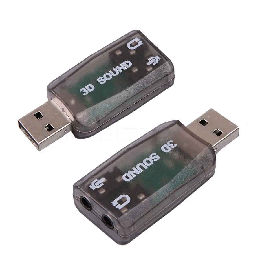 Внешняя USB звуковая карта 3D Аудио гарнитура микрофон адаптер для ПК настольная поддержка трехмерного звука Plug