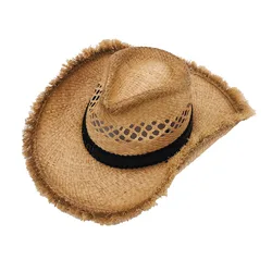 Fashion Wire Curls Straw Hat Ribbon Flash Design Summer Wide Brim Lafite straw hat
